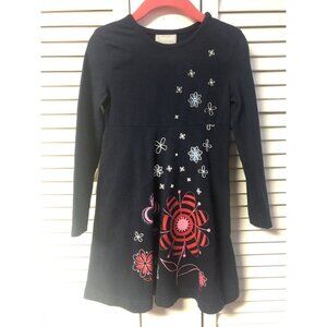 Coccoli Navy Blue Floral Size 5 Dress